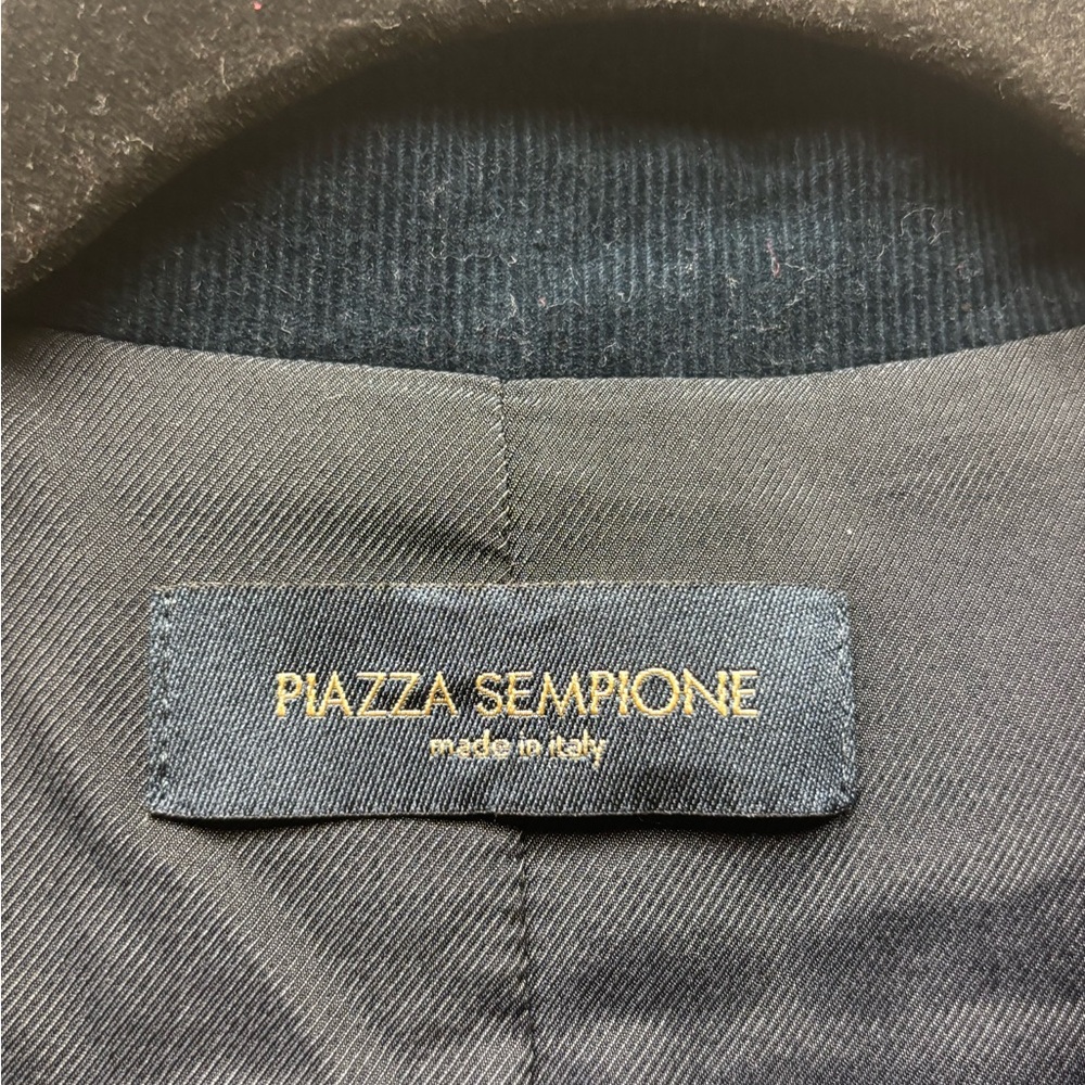 Piazza Sempione Blue Corduroy Double-Breasted Blazer – Size 44 (Made in Italy) - Picture 6 of 15